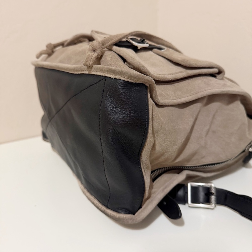 rag & bone Suede Taupe Backpack - Picture 8 of 16